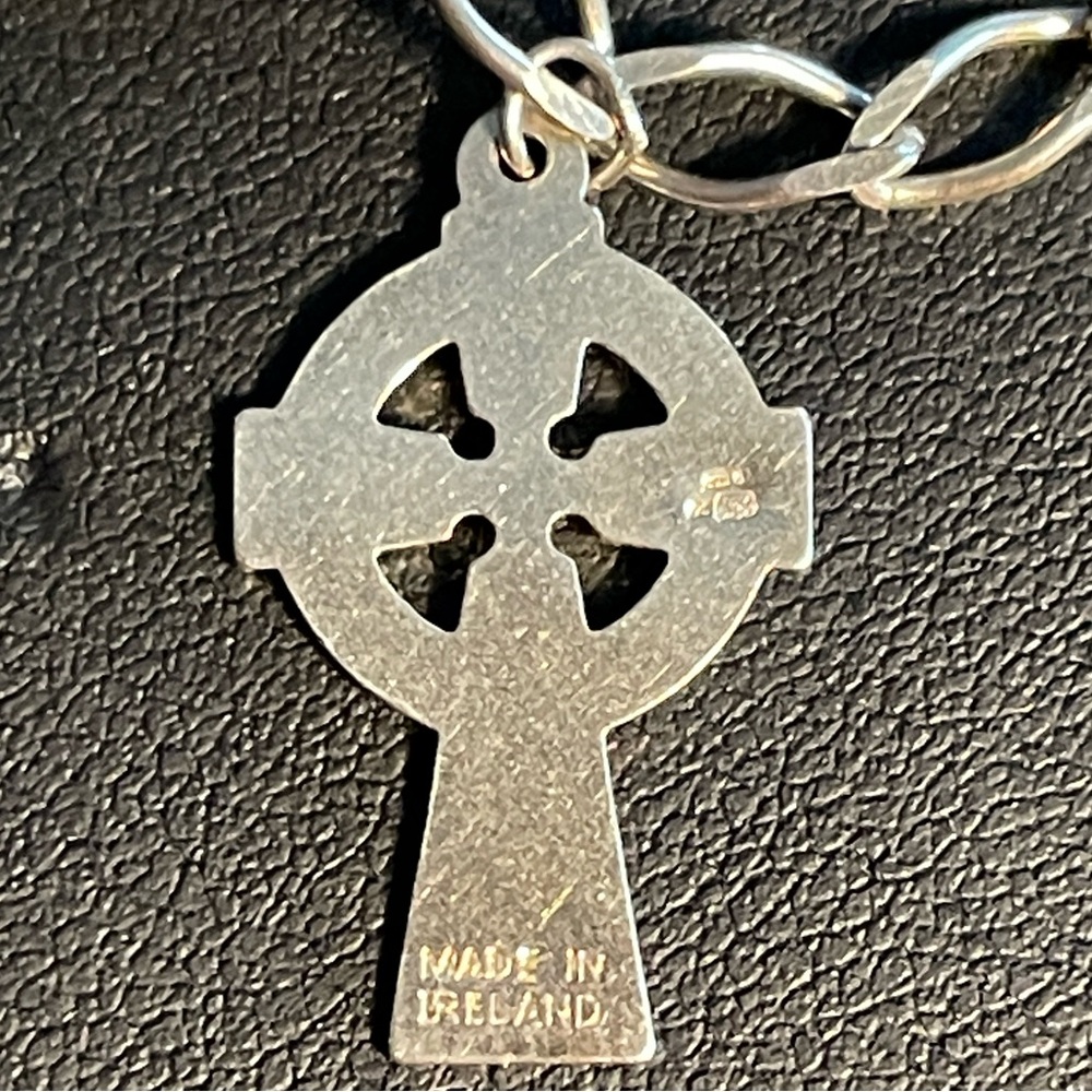 7” Vintage 925 Silver Charm Bracelet with 4 charms 2 stamped Made In Ireland. - Picture 12 of 15